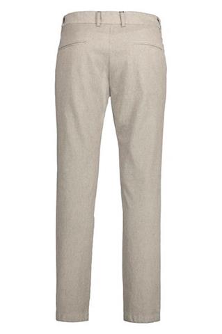 Brązowe spodnie męskie w mikro wzór Chinos Marron 60173 - 97851