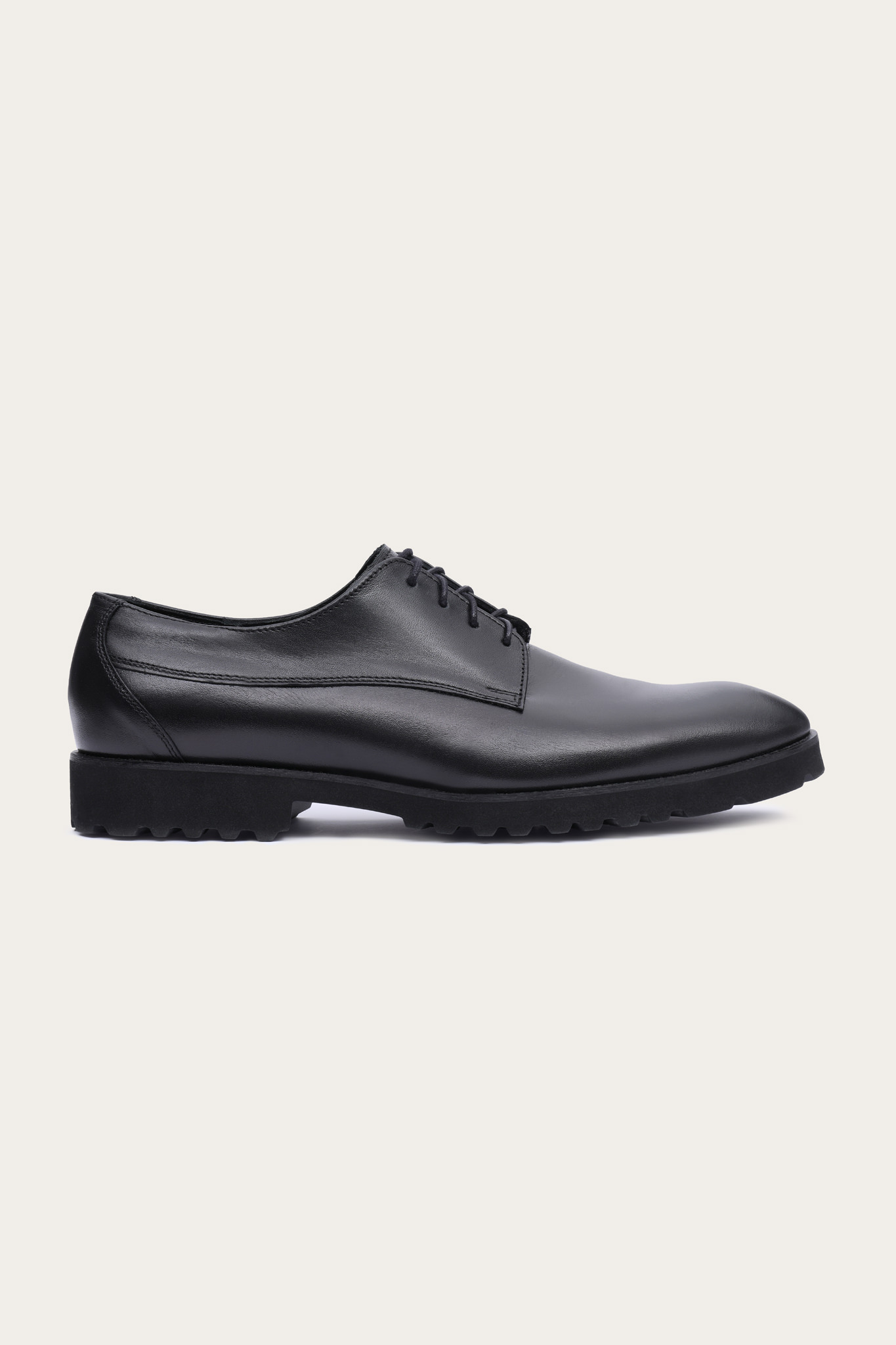 Czarne skórzane buty męskie 75171