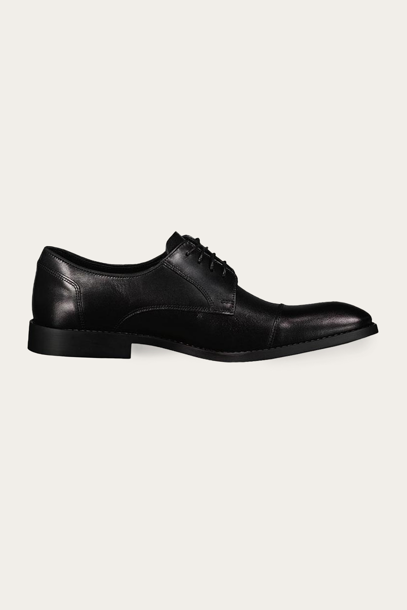 Czarne skórzane buty męskie 75129