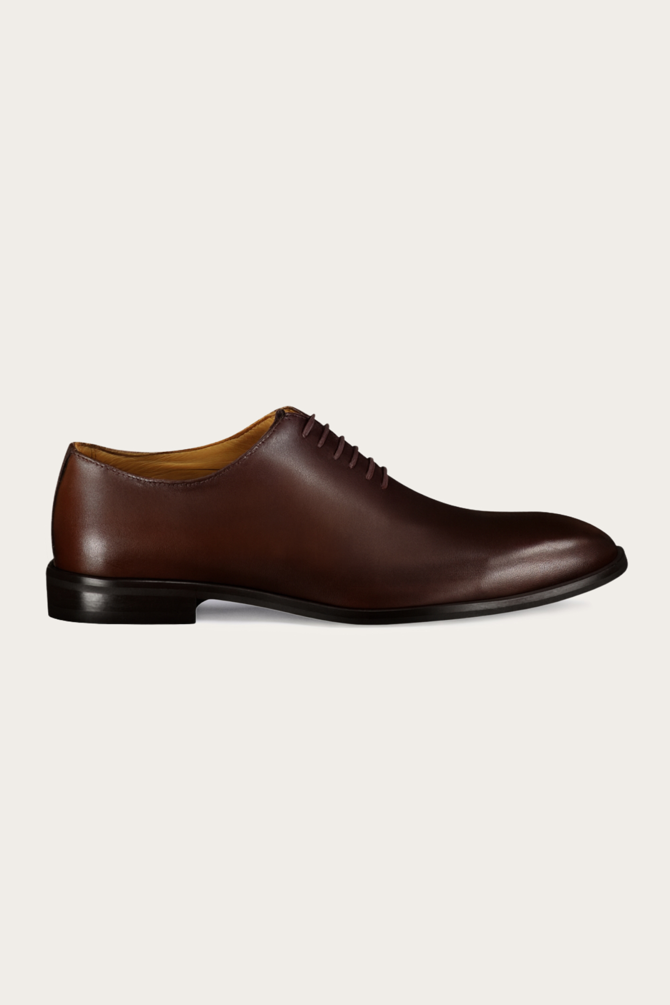 Brązowe skórzane buty męskie 58913