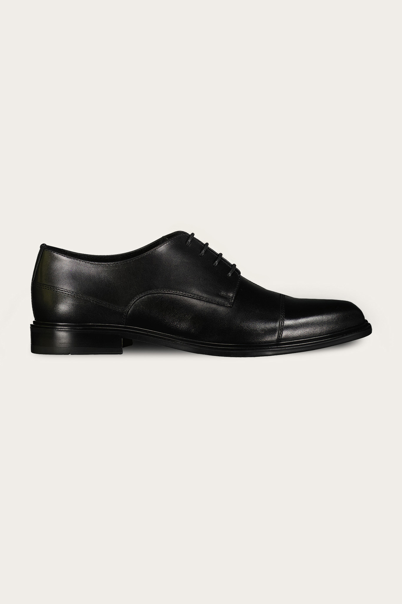 Czarne skórzane buty męskie 75177
